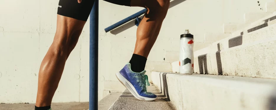 Stretching exercises for calf muscles